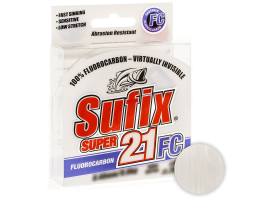 Леска флюрокарбоновая SUFIX SUPER 21 FLUOROCARBON 150м. 0.20мм. CLEAR Леска флюрокарбоновая SUFIX SUPER 21 FLUOROCARBON 150м. 0.20мм. CLEAR