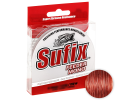 Леска SUFIX FEEDER MONO 150м. 0.25мм. BURGUNDY Леска SUFIX FEEDER MONO 150м. 0.25мм. BURGUNDY