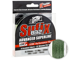 Плетеный шнур SUFIX 832 ADVANCED SUPERLINE 120м. 0.10мм. LOW VIS GREEN Плетеный шнур SUFIX 832 ADVANCED SUPERLINE 120м. 0.10мм. LOW VIS GREEN